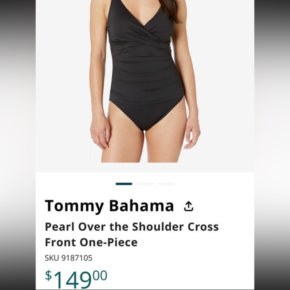 Tommy Bahamas Pearl One Piece Swimsuit - Picture 4 of 8
